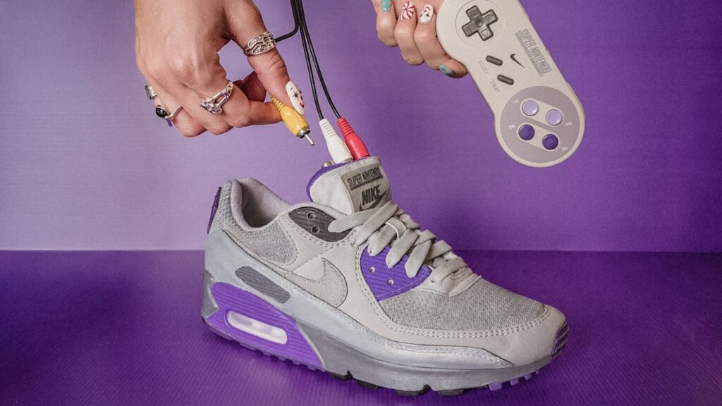 Nike Air Max devient une console Nintendo : une transformation créative qui séduit