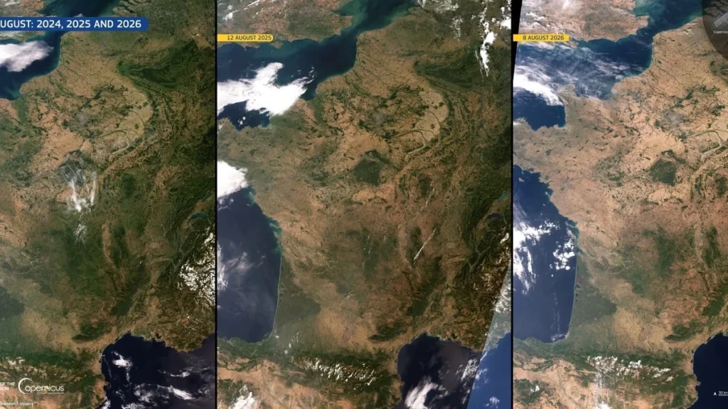 Sécheresse en France : ce que les images satellites révèlent deux ans après